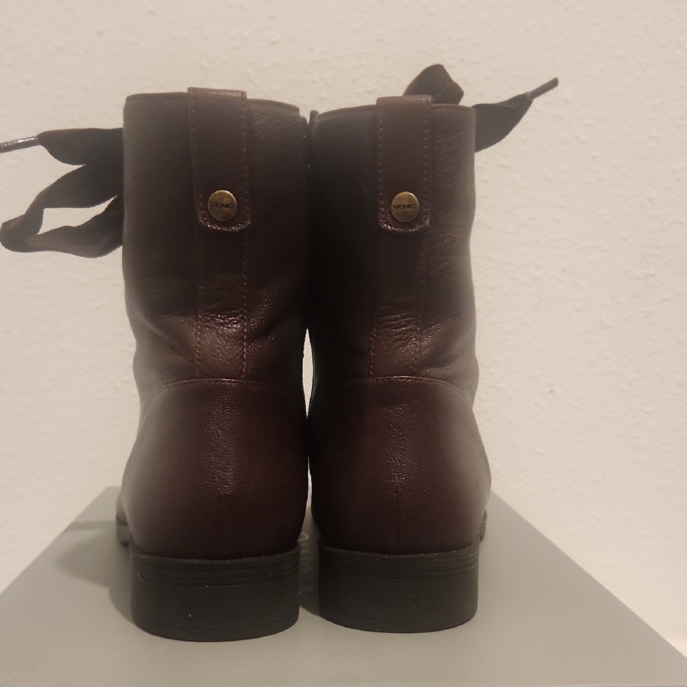 Vionic Dark Brown Lace-Up Boots for Women - Picture 5 of 12